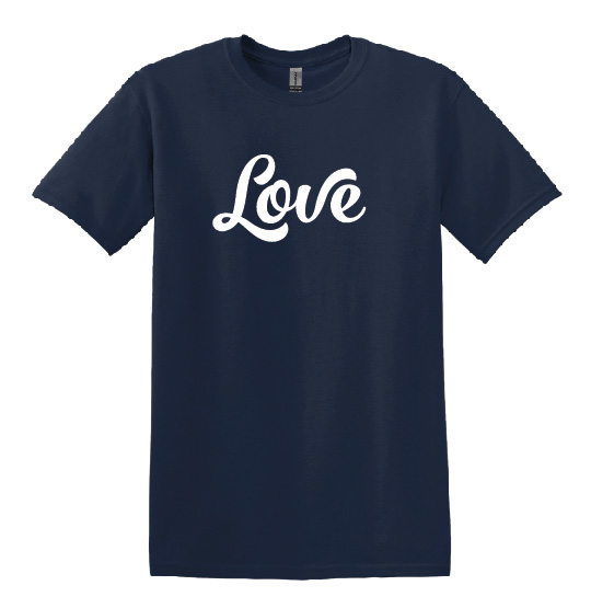 Adult Printed Love Softstyle Shirt – Custom Apparel