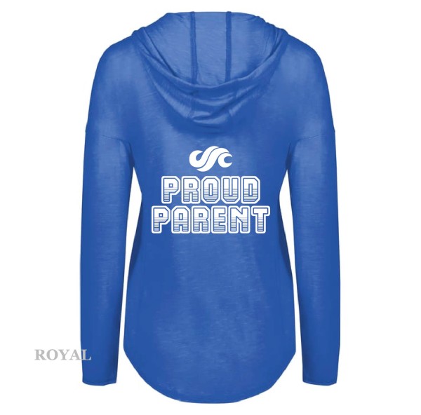 Ladies Tee Hoodie - Image 2