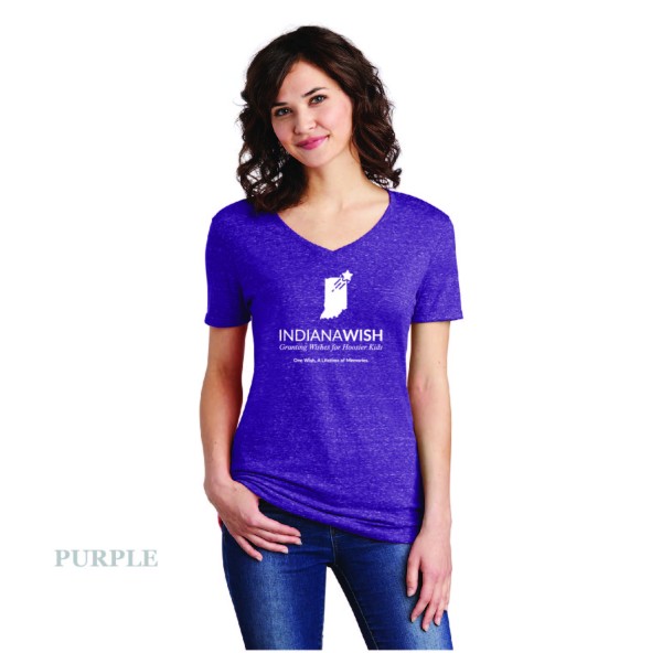 Ladies V-Neck Short Sleeve Tee - Image 2