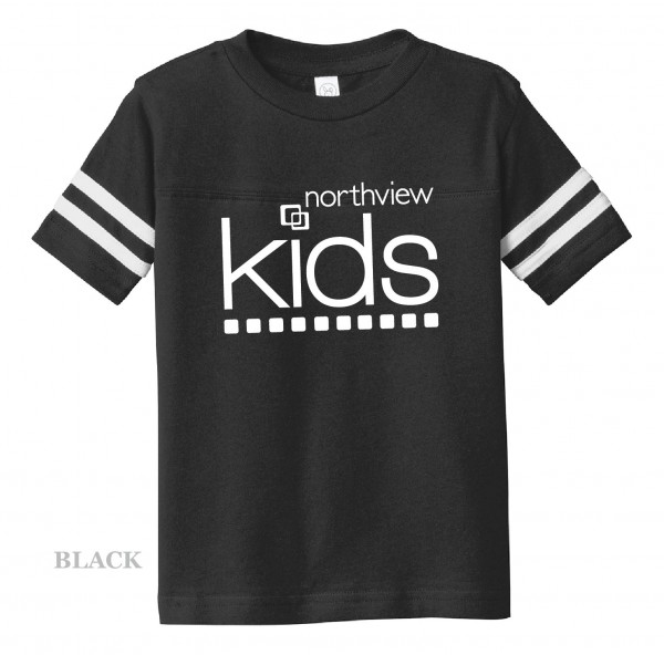 Toddler Printed Football Jersey Tee - Image 2