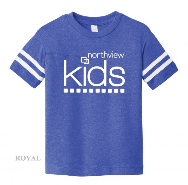 Toddler Printed Football Jersey Tee