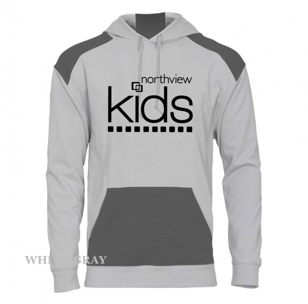 Youth & Adult Printed Wicking Fleece Hoodie - Image 3