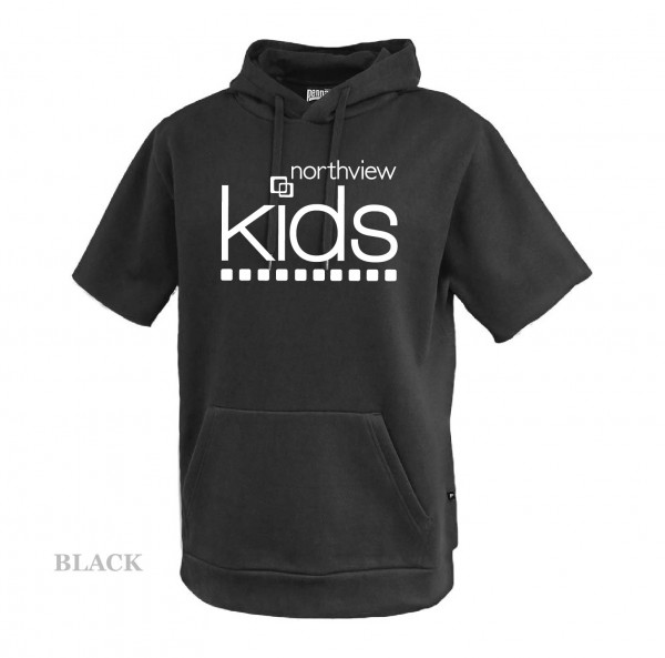 Youth & Adult Printed Short Sleeve Hoodie