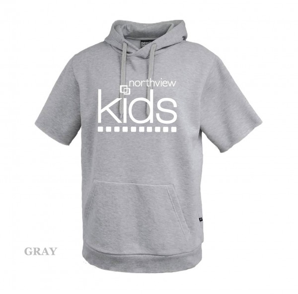 Youth & Adult Printed Short Sleeve Hoodie - Image 2