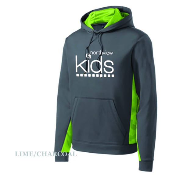 Youth & Adult Printed Wicking Fleece Hoodie