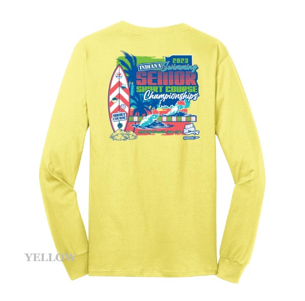 Adult Printed Cotton Long Sleeve Tee - Image 2