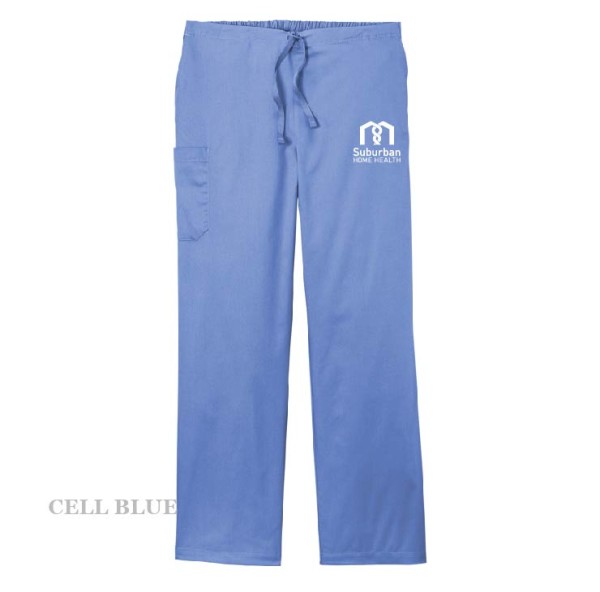 Unisex Embroidered Scrub Pants - Image 9