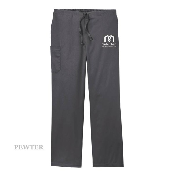 Unisex Embroidered Scrub Pants - Image 11