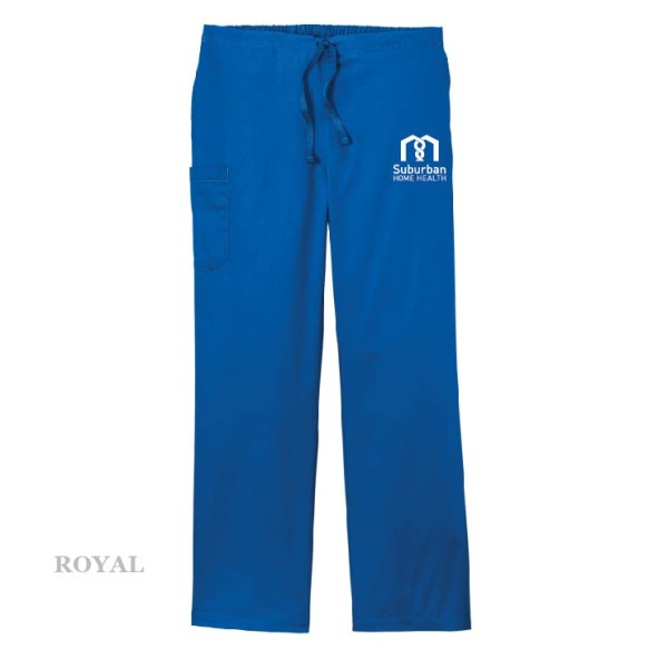 Unisex Embroidered Scrub Pants - Image 10