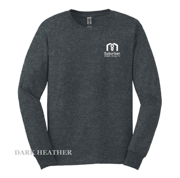 Adult Printed Decal Cotton Long Sleeve Tee