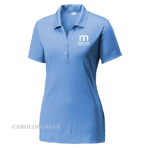 Ladies Embroidered Tech Wicking Polo - Image 6
