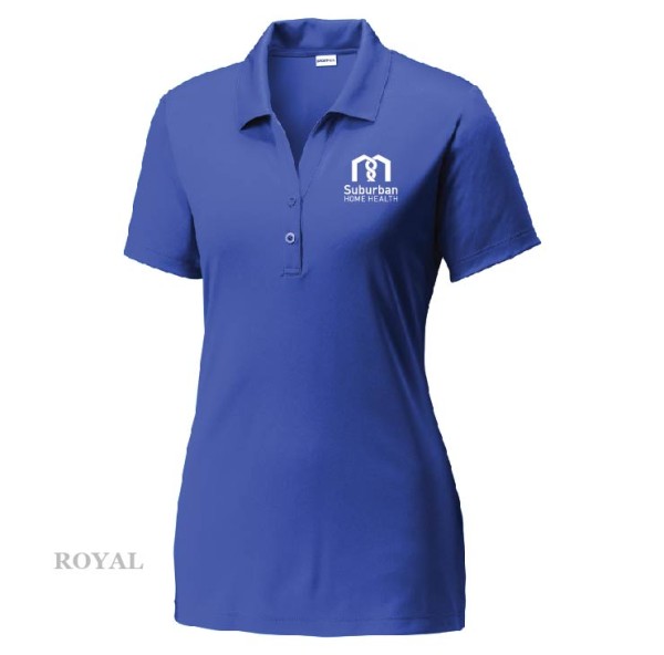 Ladies Embroidered Tech Wicking Polo - Image 5