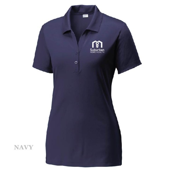 Ladies Embroidered Tech Wicking Polo - Image 3