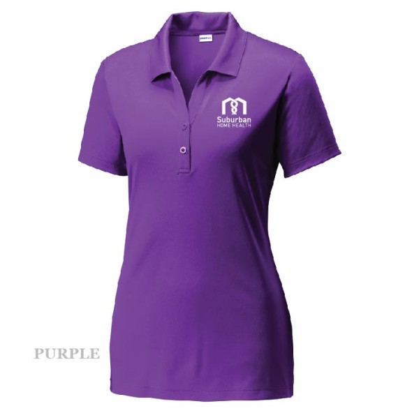 Ladies Embroidered Tech Wicking Polo - Image 9