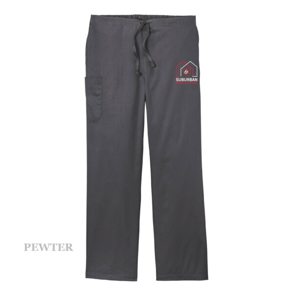 Unisex Embroidered Scrub Pants - Image 4