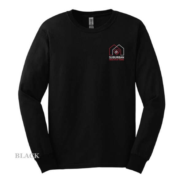 Adult Printed Decal Cotton Long Sleeve Tee - Image 7