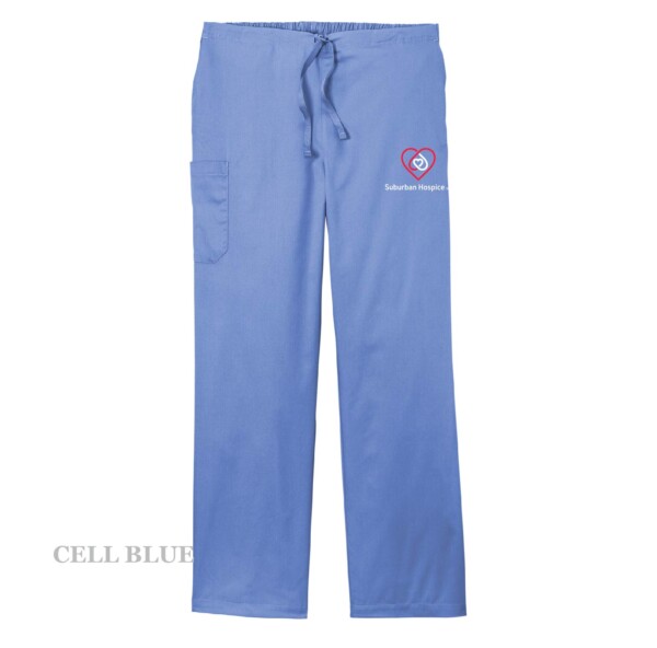 Unisex Embroidered Scrub Pants - Image 5