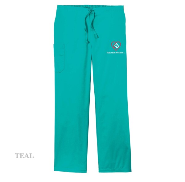 Unisex Embroidered Scrub Pants - Image 8