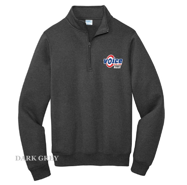 Embroidered Fleece 1/4 Zip Pullover - Image 2