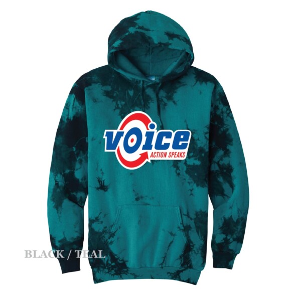 Crystal Tie Dye Pullover Hoodie