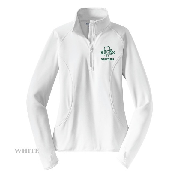 Ladies Embroidered 1/2 Zip Pullover