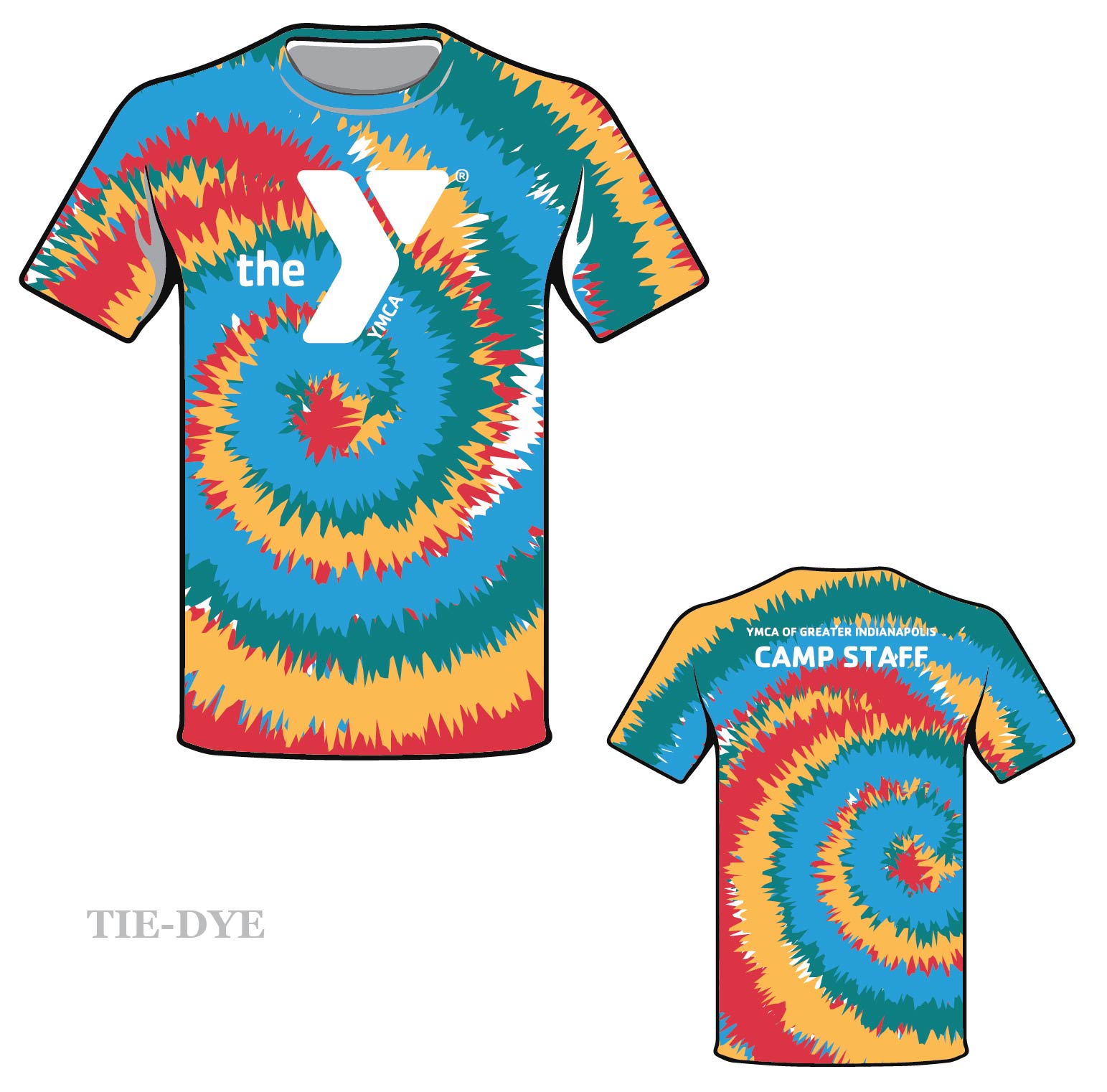 Unisex Tie-Dye Short Sleeve Tee