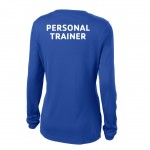 Ladies Longsleeve Wicking Tee - Personal Trainer - Image 2