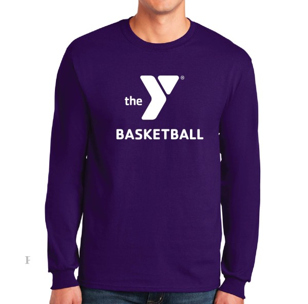 Youth & Adult Printed Cotton Long Sleeve Tee