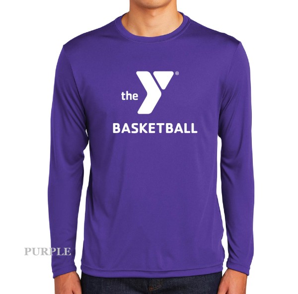 Youth & Adult Printed Wicking Long Sleeve Tee