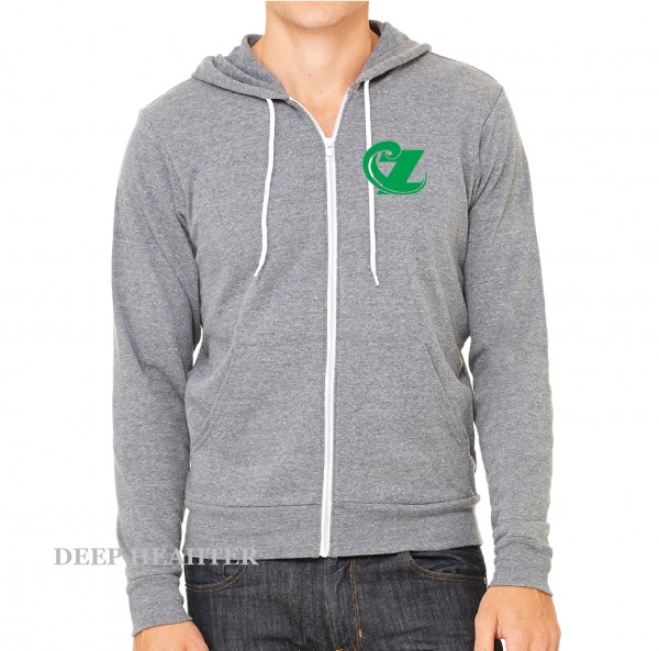 Adult Printed Fleece Full Zip Hoodie - Image 3