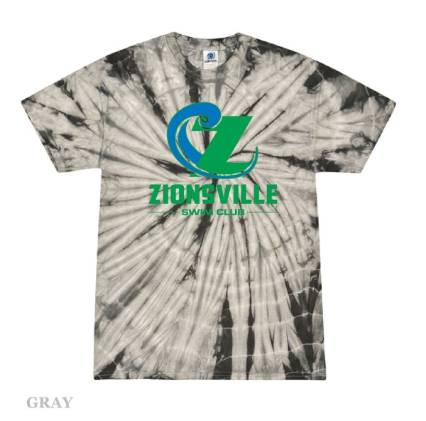 Youth & Adult Printed Tie-Dye Short Sleeve Tee - Image 2