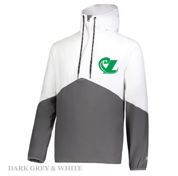 Adult Embroidered Hooded 1/2 Zip Pullover - Image 2