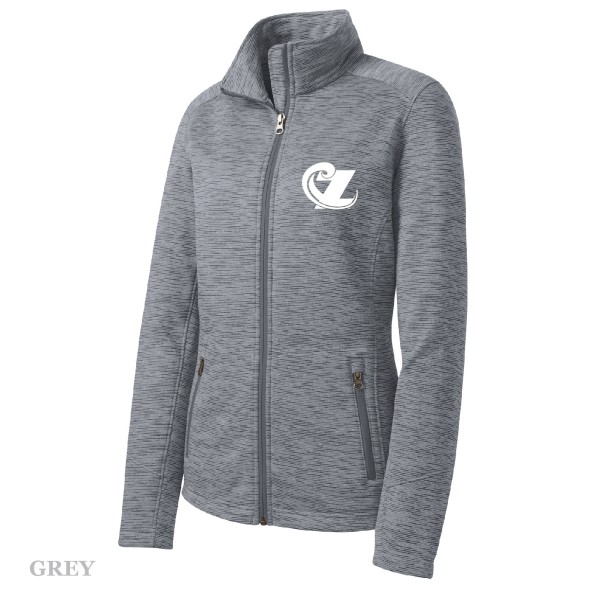 Womens Embroidered Full Zip Jacket