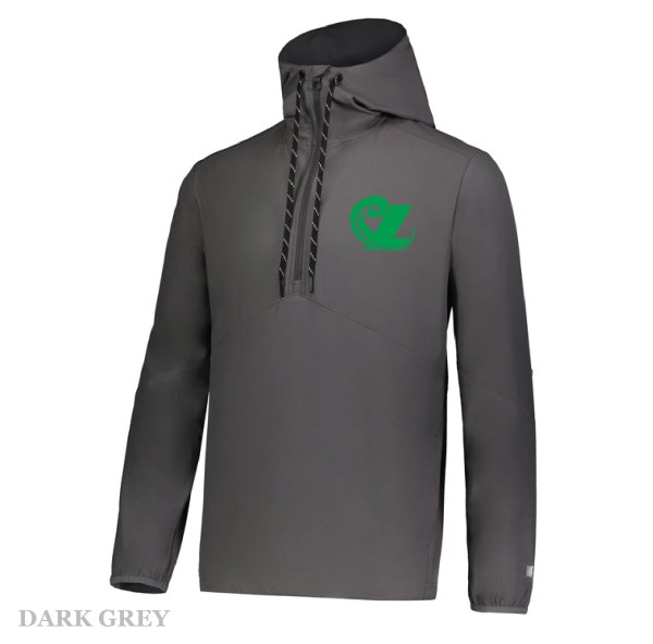 Adult Embroidered Hooded 1/2 Zip Pullover - Image 3