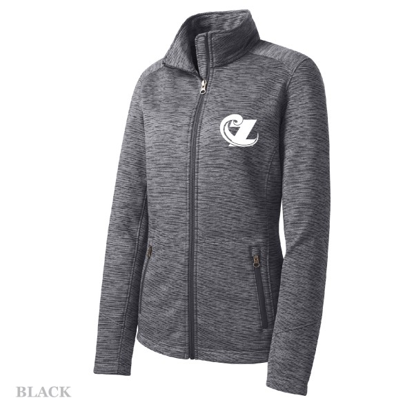 Womens Embroidered Full Zip Jacket - Image 2