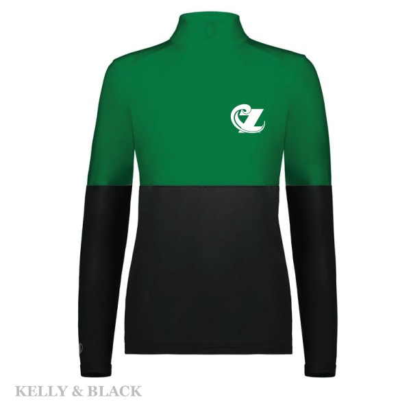 Women's Embroidered 1/4 Zip Pullover - Image 2