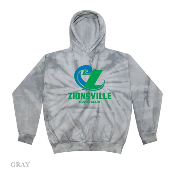 Youth & Adult Printed Tie-Dye Hoodie - Image 2