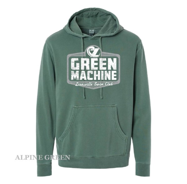 Pigment Dyed Hooded Sweatshirt - Image 5