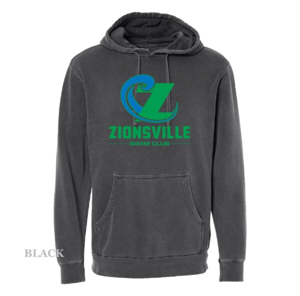 Pigment Dyed Hooded Sweatshirt