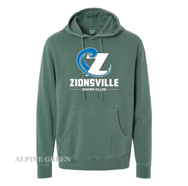 Pigment Dyed Hooded Sweatshirt - Image 2